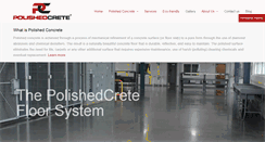 Desktop Screenshot of polishedcrete.com